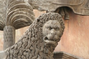 Lion symbol of Viterbo 