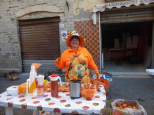 orange juice seller